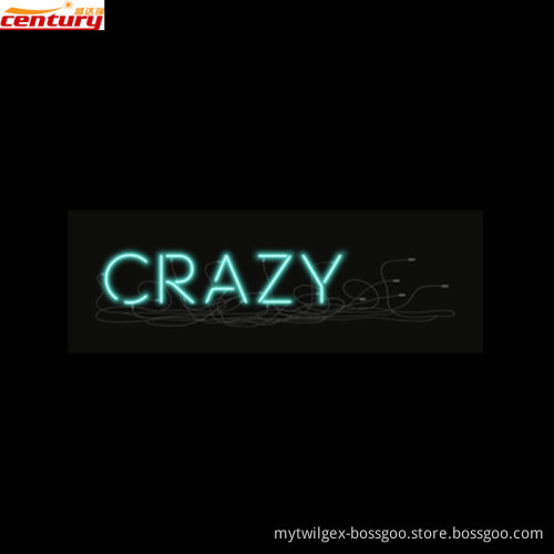 wholesale china factory price crazy real glass neon sign
